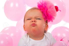 Geburtstag Baby Machen Hässliche Gesicht Ausdruck Lizenzfreie Fotos, Bilder  und Stock Fotografie. Image 23807629.