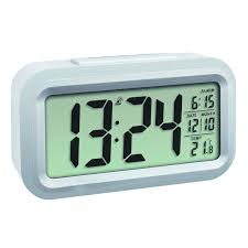 Numbers and letters set for a digital watch and other electronic devices. Digital Radio Controlled Alarm Clock With Temperature Lumio Plus Tfa Dostmann