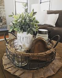 Table Tray Centerpiece Basket Hobbylobby Centerpieces Coffeetable Coffeetab Hair Love Style Esszimmer Tischdekoration Tisch Dekorieren Esszimmertisch