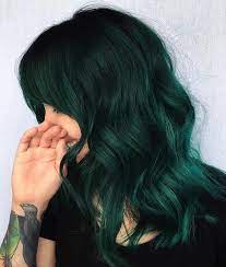 Brb G2g Visit Bridget House For A Green Glow Up Created Using Trilliontones Modernsalon Playingwithg Dark Green Hair Green Hair Colors Hair Styles