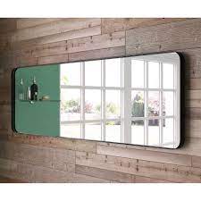 Buy rectangular bathroom mirror and get the best deals at the lowest prices on ebay! Bathroom Origins City Black 1500 X 500 Rectangular Bathroom Mirror Bo B375615