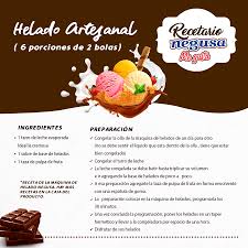 Preparación de helado artesanal