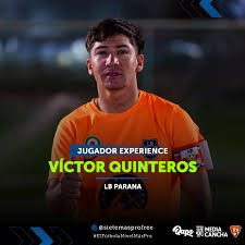 Torneo 7 +Pro Free 🏆 Jugador EXPERIENCE 🔥 • Presentamos al Jugador  EXPERIENCE Destacado del partido válido por la Jornada 14 del Torneo!  Felicitaciones a Víctor Quinteros 🙌🏻⚽️ Jugador de @parana_la_bandera ✓