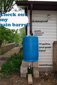 Determine which gutter the barrel will collect rain from. My Diy Rain Barrel And How We Built It
