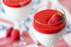 Panna Cotta A La Fraise Recette Panna Cotta Recette Panna Cotta