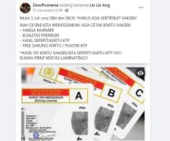 Check spelling or type a new query. Cek Fakta Beredar Kabar Mulai 1 Juli 2021 Urus Sim Dan Skck Butuh Sertifikat Vaksinasi Covid 19 Ini Faktanya Pikiran Rakyat Depok