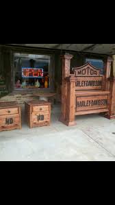 Harley Bed How Much For This Bed Set I Really Would Love To Have It Please How Money For One O Harley Davidson Decor Harley Davidson Crafts Harley Davidson Art