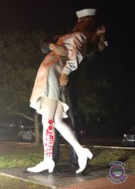 Almost no effort is made to ensure that these figures are accurate. Metoo Graffiti Scrubbed From Sarasota V J Day Kissing Statue Npr