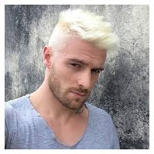 Guys bleached hair is more and more popular, especially for the young. Fashion Style Platinum Blonde Hair For Men Liked On Polyvore Featuring Men S Fashion Platinum Blonde Hair Platinum Hair Mens Hair Colour