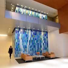 Painted Glass Installation Spaulding Rehabilitation Hospital Glass Art Installation Healthcare Design Glass Installation