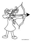 Displaying 15 arrow printable coloring pages for kids and teachers to color online or download. Archery Coloring Pages
