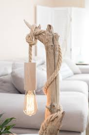 Produits similaires au paravent en bois flotte. Lampe Bois Flotte Ambiance Et Nature Corde Detail Haut Ambiance Nature
