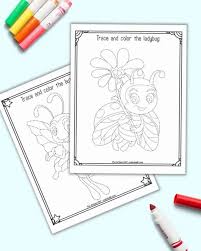 For boys and girls, kids and adults, teenagers and toddlers, preschoolers and older kids at school. Free Printable Insect Trace And Color Pages The Artisan Life
