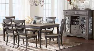 Picture Of Cindy Crawford Home Ocean Grove Gray 5 Pc Dining Room From Furniture Dining Room Table Set Dining Room Furniture Design Rooms To Go Furniture