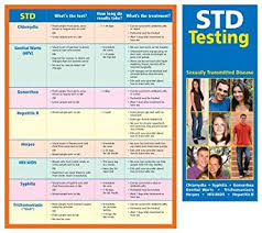 Sexually Transmitted Disease Std Std Testing Pamphlet