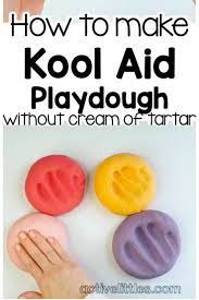 Do You Love A Great Homemade Play Dough Recipe As Much As We Do Here Is How We Make Our Kool Aid Play Dough Recipe Homemade Playdough Recipe Homemade Playdoh