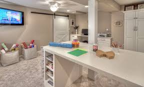 The ideas below for some easy to replicate builds are. Custom Basement Finishing Finished Basement Craft Room