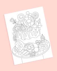 They have a huge number of images to choose from, divided into a variety of categories. Sweet Donuts Pastry Food Cake Coloring Page Free Digital Download