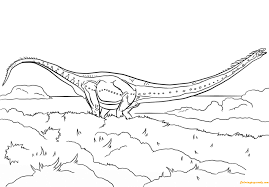 Paleontologist advisor decided to find a new dinosaur for jurassic park 3 and made the spinosaurus as the main antagonist. Jurassic Park Mamenchisaurus Coloring Pages Dinosaurs Coloring Pages Free Printable Coloring Pages Online