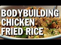 Easy Bodybuilding Meal Chicken Fried Rice Youtube Healthy Chicken Recipes Healthy Recipes Ginger Chicken Recipes