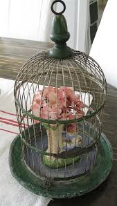 Bird Bath For Inside Cage Antique Birdcage Love Decorating With Birdcages Using Plants Candles Pictures Lights Etc Bird Cage Decor