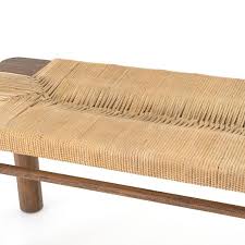 Rattan garden benches make your entrance look nice and attractive which enhances the look of your garden. Mahogany Woven Rope Bench