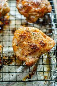 Perfectly Roasted Chicken Thighs Recipe Roasted Chicken Thighs Baked Chicken Recipes Roast Chicken Recipes