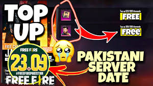 And, you can participate in luck royale and diamond spin to obtain various unique character skins, weapon skins, weapon upgrades and even cosmetic. Free Fire New Topup Event Pakistan Server Date Youtube