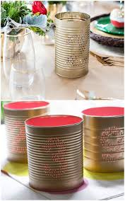 Regardless of your decorating/color scheme, these diy tin can planters can brighten up your home. Tin Can Wedding Ideas Tin Can Crafts Tin Can Wedding Ideas Wedding Diy Cheap