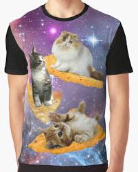 Tags Cat Cats Kitten Kittens Kitty Persian Flying Floating Space Rainbow Lazer Laser Eye Planets Planet Dress Black Stars St In 2020 Cat Shirts Graphic Tshirt Graphic