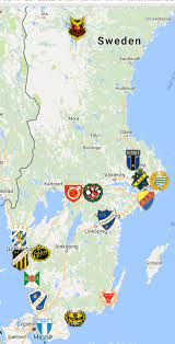 Östersund har inte värvat alls. Allsvenskan Map Clubs Sport League Maps Maps Of Sport Leagues
