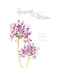 For example, you can send a vase along with any flower delivery but you can't send a bright balloon as part of a sympathy gift. Beautiful Pink Flowers Loss Of Mum Sympathy Card