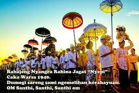 Several days before nyepi, a hindu balinese purification ceremony and ritual called melasti takes. Indoindians Weekly Newsletter Self Reflection Meditation On Nyepi Indoindians Com