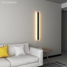 Corner mount aluminum led light bar fixtures are great for stair nosings bookshelves cabinets and more. Modern Minimalist Corner Led Wall Lamp Indoor Simple Line Light Fixtures Wall Sconces Stair Bedroom Bedside Home Lighting Decor Buy Cheap In An Online Store With Delivery Price Comparison Specifications Photos