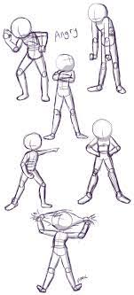 Angry Poses Here Is A Quick Little Reference Page Of Angry Poses This Pin Can Be Used As A Reference Page To Help Wi Sketches Drawing Sketches Drawing People
