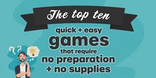 Video games are here to help! Top Ten Games With No Prep No Supplies And No Materials Youth Group Games Games Ideas Icebreakers Activities For Youth Groups Youth Ministry And Churches