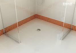 Wit our teak shower floor reviews and guides you can make your bathroom safer and more comfortable. Basic Board Floor Level Shower Element Stadur Produktions Gmbh Co Kg Sandwich Elements
