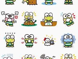 keroppi de donut pond es un artista en natacion estilo libre pero no tanto en estilo rana unos stickers p pegatinas kawaii ranas dibujos stickers infantiles