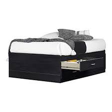 Love the storage and the included baskets are high quality. Full 54 Inch South Shore Flexible Platform Bed With Storage And Baskets Black Oak Beds Home Kitchen Brilliantpala Org