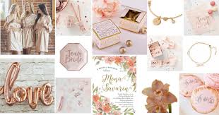 Zazzle.com has been visited by 100k+ users in the past month Rose Gold Bridal Shower Color Scheme Elegant Wedding Ideas
