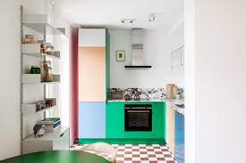 Whether your style is traditional, country, rustic or contemporary, our favorite kitchen wall colors will help you create a palette that fits your design goals. A Tiny Berlin Kitchen That Isn T Shy About Mixing Patterns And Colors Architectural Digest