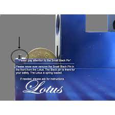 It is made of an attractive blue anodized aluminum that also bears the designers signature on the front. Wil Strijbos Lotus Puzzle Puzzle Score