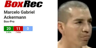 BoxRec: Marcelo Gabriel Ackermann