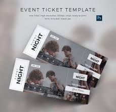 19 Best Selling Printable Event Ticket Templates Psd Ai Word Event Ticket Template Templates Ticket Design