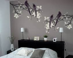 Bird On Tree Branch Stencil Branch Stencil For Walls Magnolia Tree Branch With Birds Large Reusable Diy Wall Stencil With Images Wall Paint Designs Stencils Wall Wall Painting
