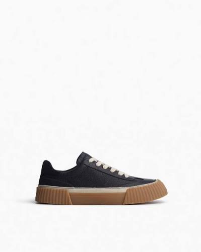 rag & bone Jones Leather Sneakers Shoes | Black