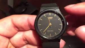 Garansi resmi pt.gilang agung persada 1 tahun case diameter: Casio Mq24 1e Black Resin Watch Youtube