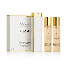 Chanel coco mademoiselle parfum 1,5 ml box with mirror miniature vip gift. Chanel Coco Mademoiselle Eau De Parfum Twist And Spray 3x20ml Shopee Malaysia