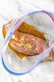 · whisk together soy sauce, olive oil and brown sugar . Juiciest Pork Tenderloin Marinade Thestayathomechef Com