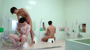 Asian Bath - Onsen - ...: Friends hard cocks at… ThisVid.com